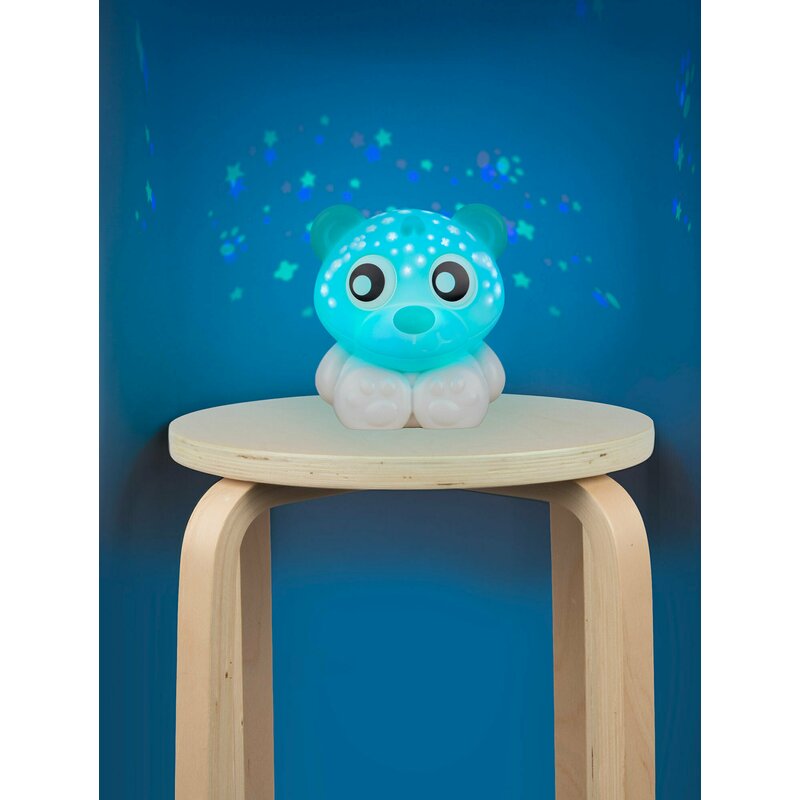 Lampa Veghe Proiector Playgro Urs, Alb/Mentă - imagine 4
