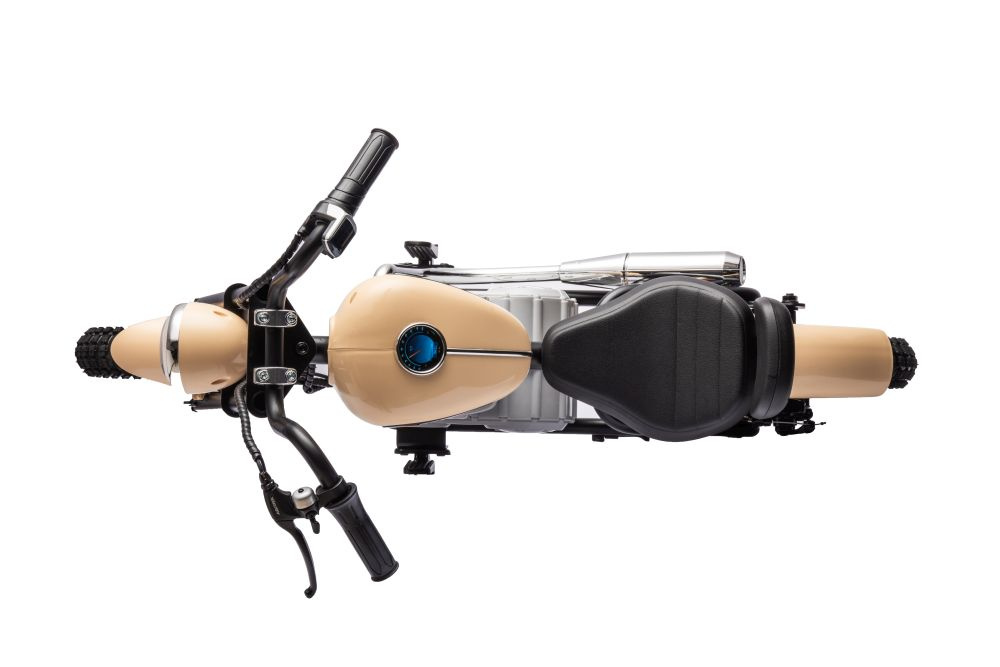 Motocicleta Electrica Leantoys A9902 Kaki - imagine 7