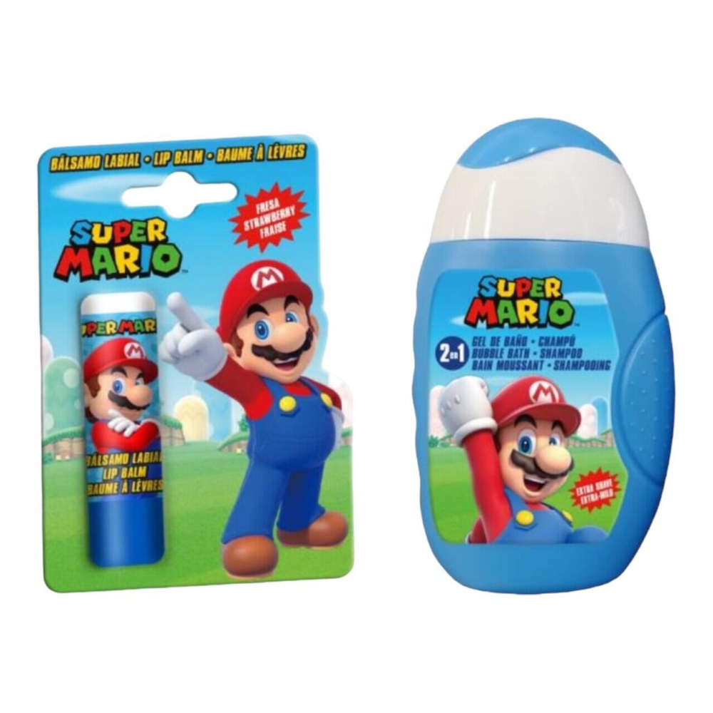 Set Ingrijire Copii Super Mario Borseta Inclusa