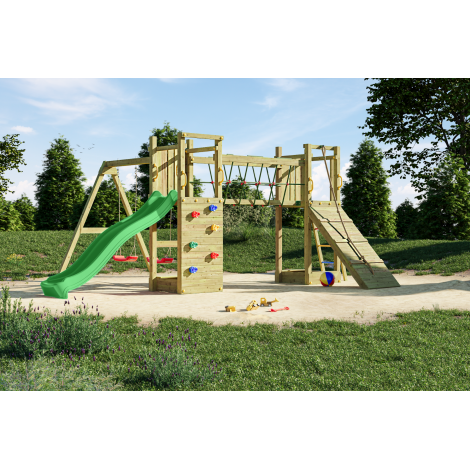 Complex Joacă Fungoo cu 2 Turnuri și Pod - imagine 3