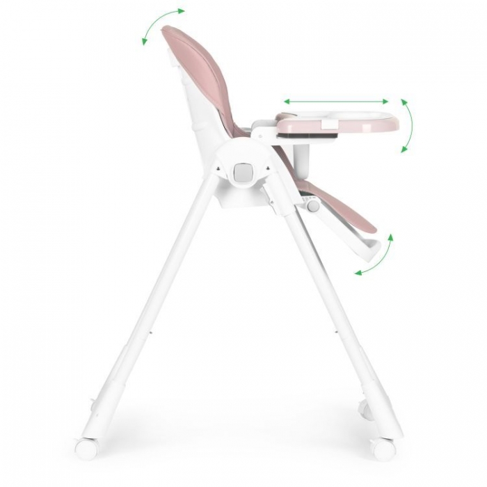 Scaun de masa Ecotoys HA-013 Roz - imagine 6