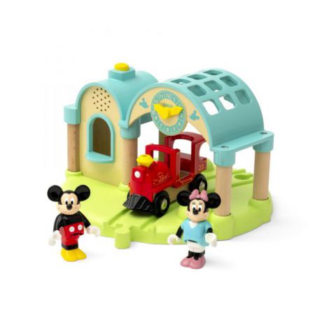 Stație Tren Mickey Mouse Brio cu Înregistrare - imagine 6