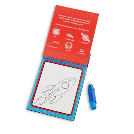 Carnet Colorat Apa Magică Spațiu Melissa & Doug - imagine 4