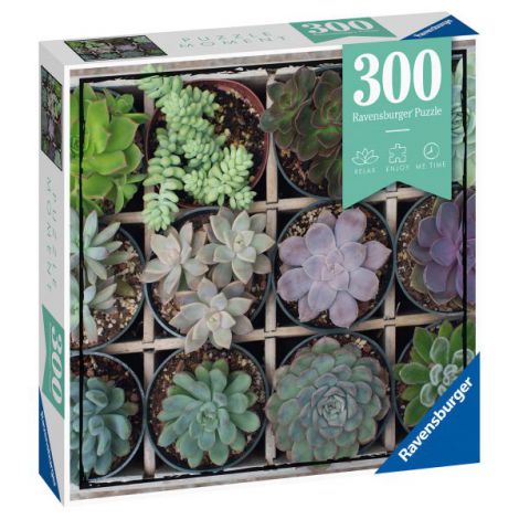 Puzzle Plante Suculente, 300 piese, Ravensburger - imagine 2