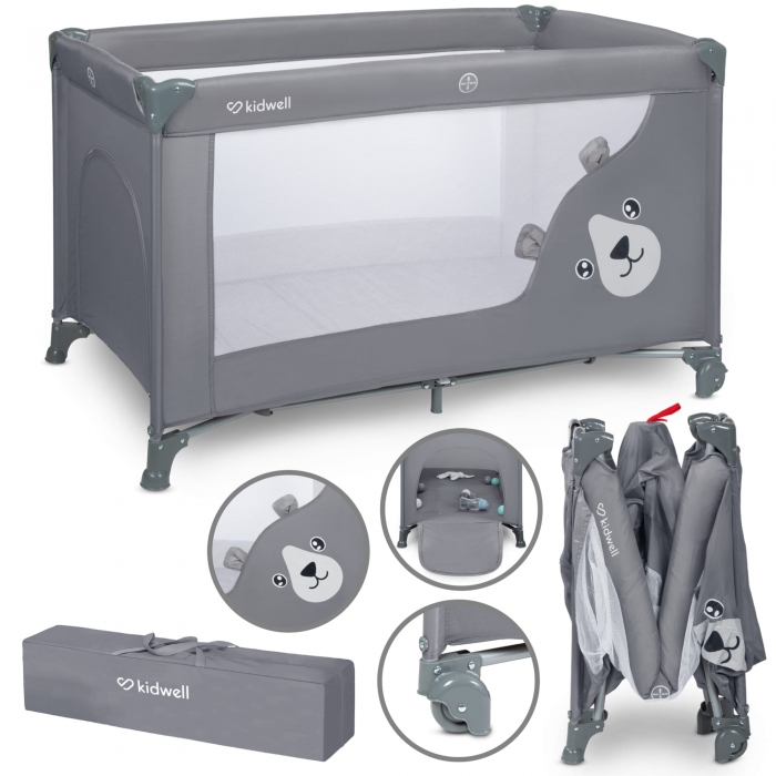 Patut Pliabil Kidwell Blissy Gray - Confort și Funcționalitate - imagine 4