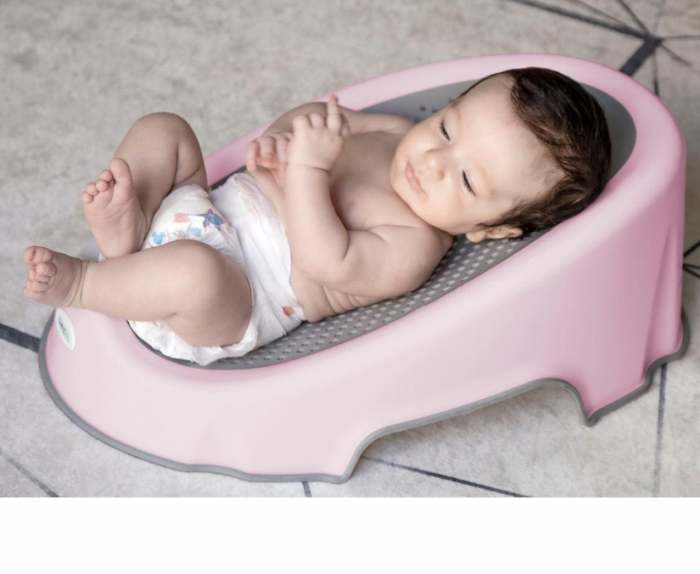 Suport Baie BabyJem Soft Basic Roz | Siguranta - imagine 2