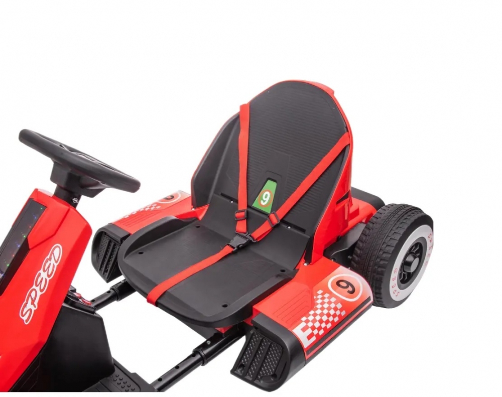 Kart Electric Nichiduta Speed Red, 12V cu Telecomandă - imagine 5