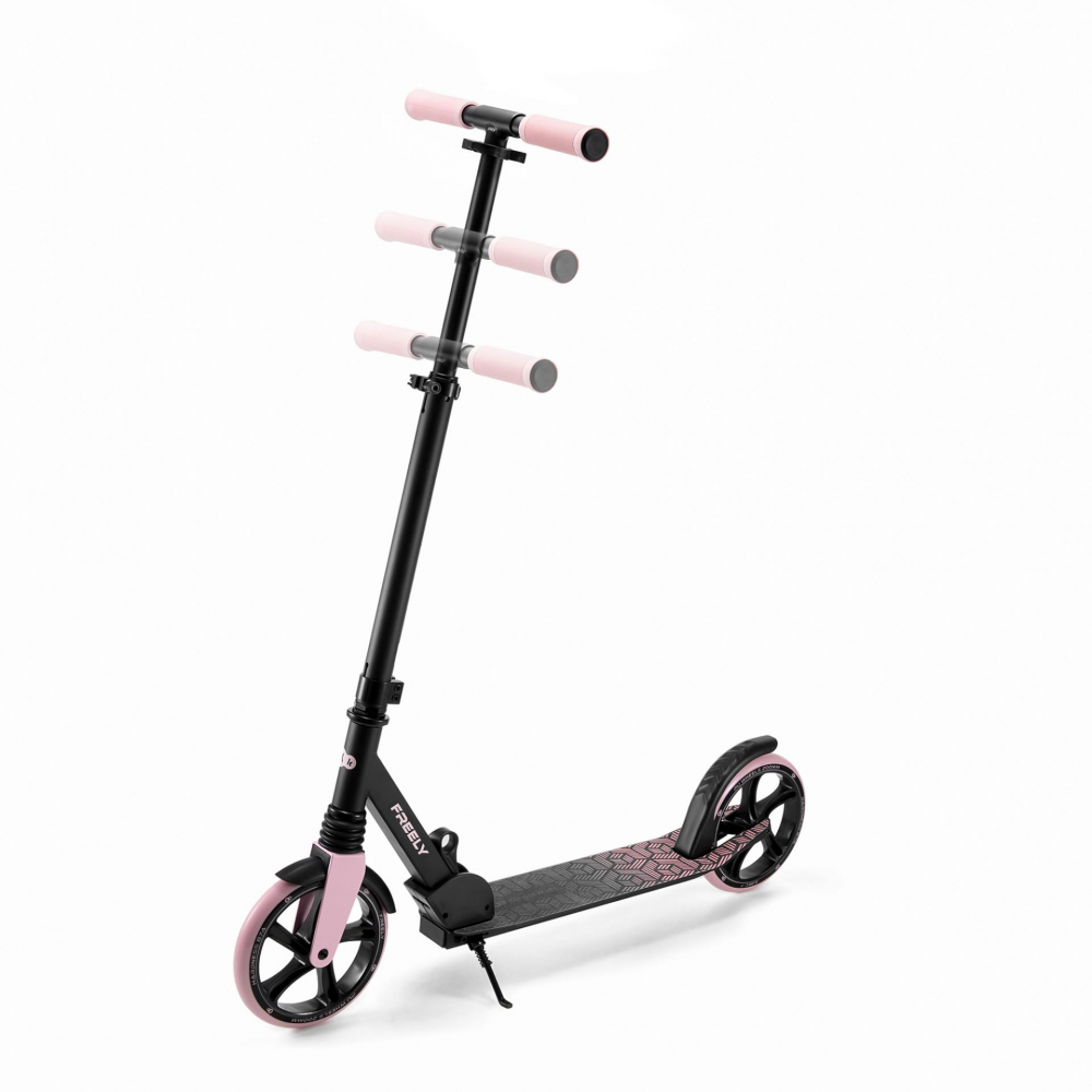 Trotineta Kinderkraft Freely Pink - Pliabilă - imagine 5