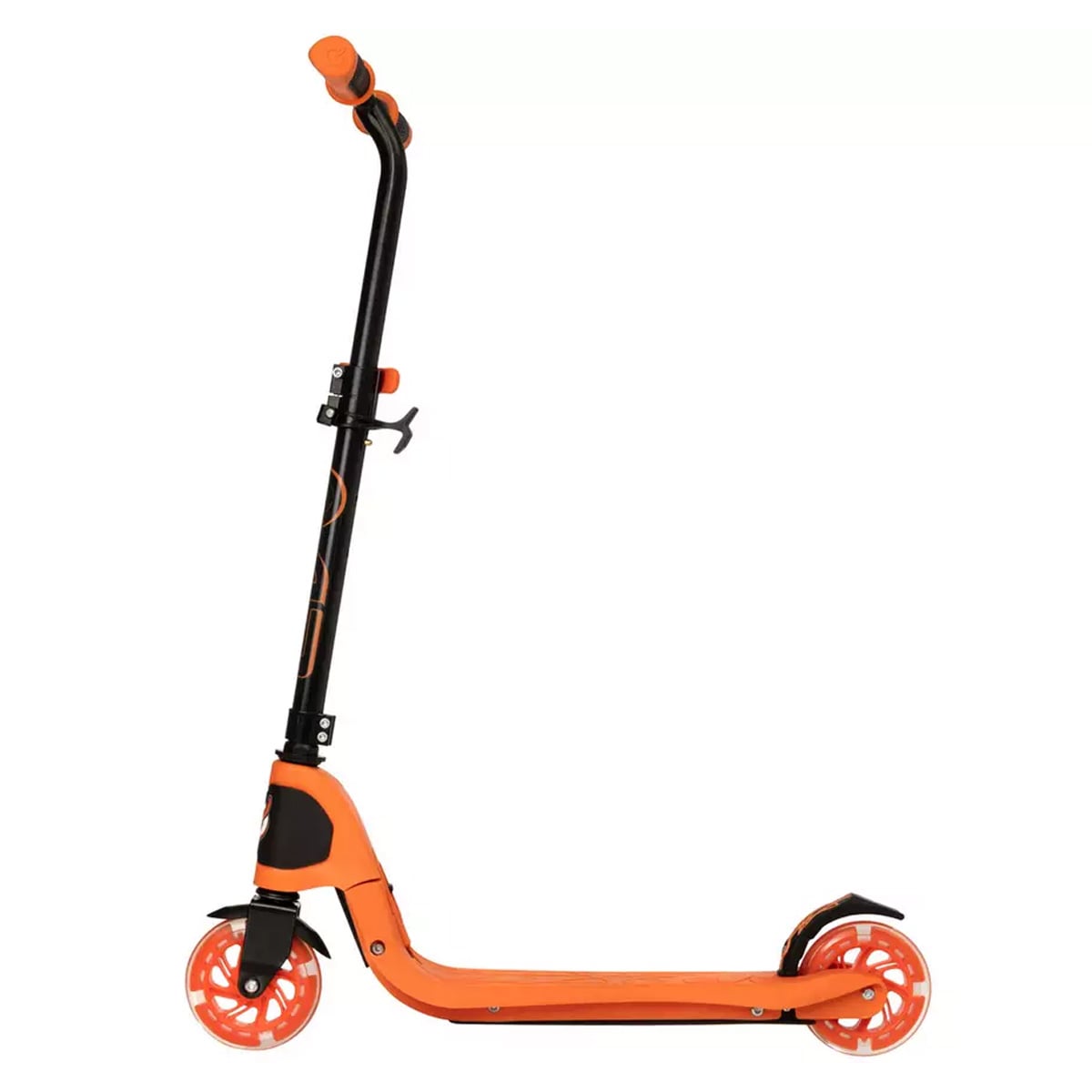 Trotineta Evo Light Speed Portocaliu Pliabilă cu Lumini