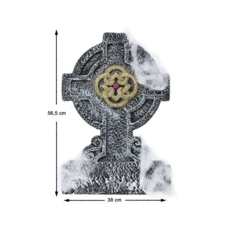 Piatra Funerara Cruce 56cm Halloween Widmann - imagine 2