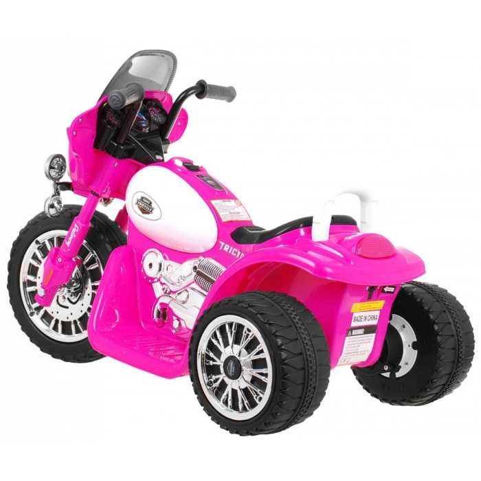 Motocicleta Chopper Roz Ramiz | LED & Audio - imagine 3