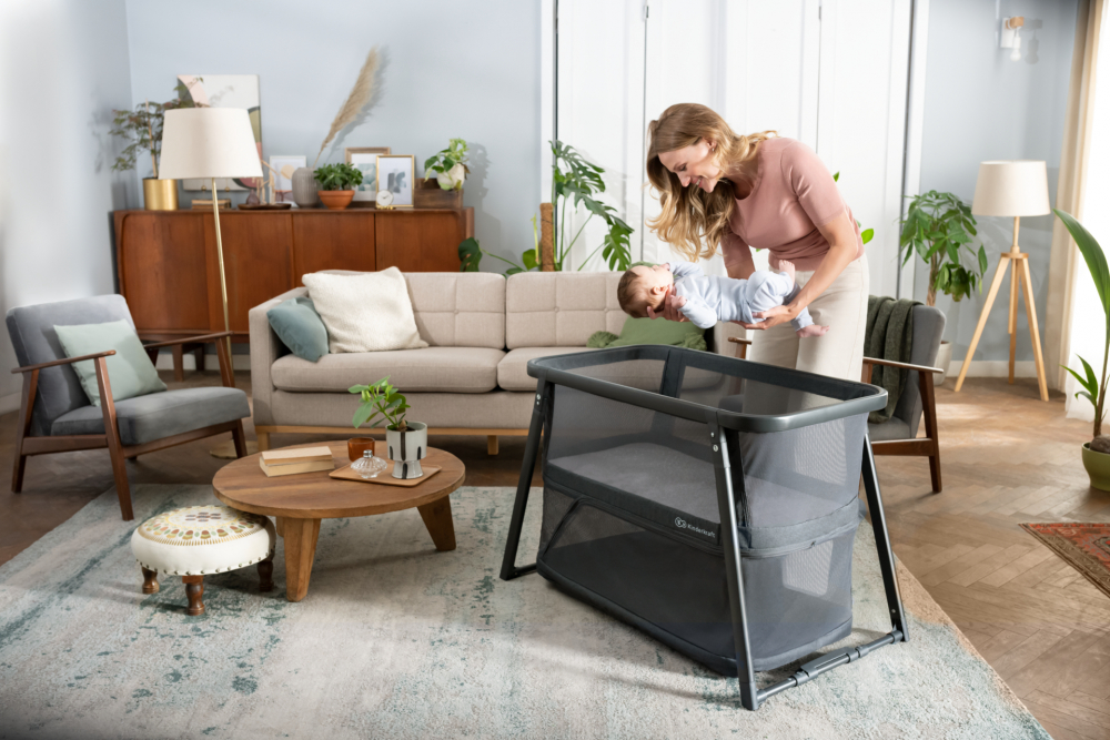Patut Kinderkraft 4-in-1 Sofi Plus Grey - imagine 2