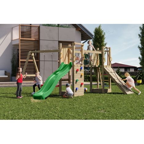 Complex Joacă Fungoo cu 2 Turnuri și Pod - imagine 6