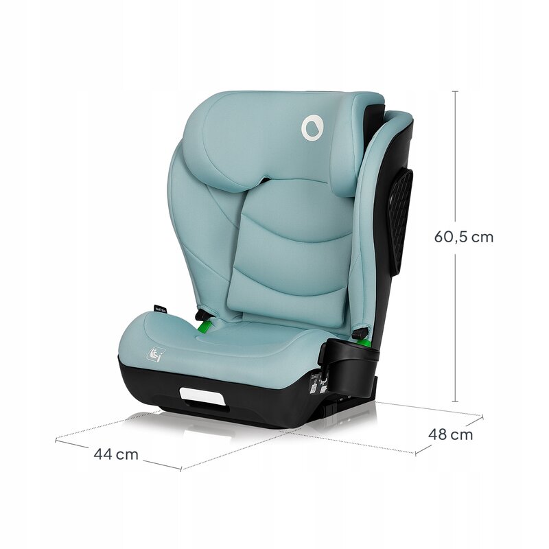 Lionelo Neal i-Size | Scaun Auto cu Isofix Verde - imagine 3