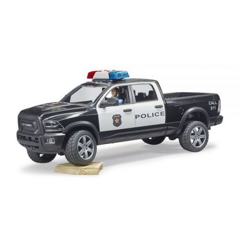 Bruder Camion Politie RAM 2500 - Jucarie 4x4 - imagine 2