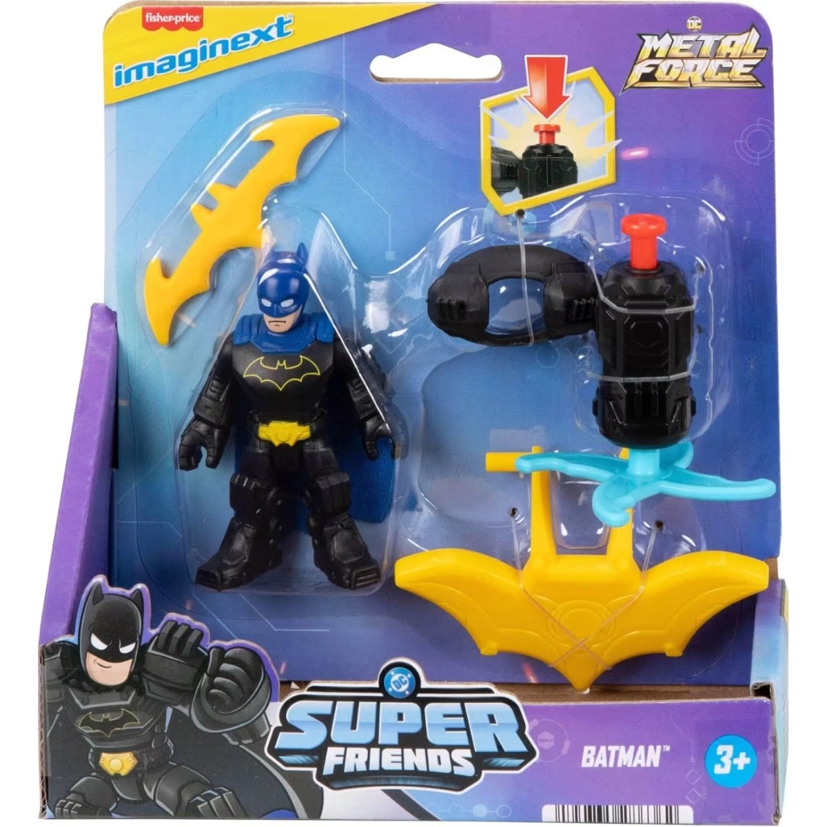 Batman Imaginext Metal Force Set Figurină