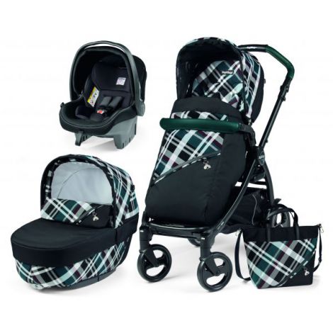 Carucior 3 in 1 Peg Perego Book Plus Modular Tartan