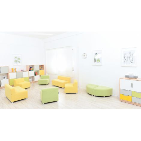 Canapea mica Flexi Moje Bambino, 35 cm, Verde - imagine 2