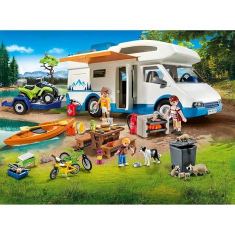 Playmobil Camping Rulota - Aventuri în Familie