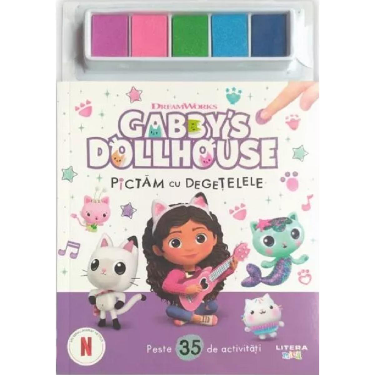 Gabbys Dollhouse - Carte Pictam cu Degetele