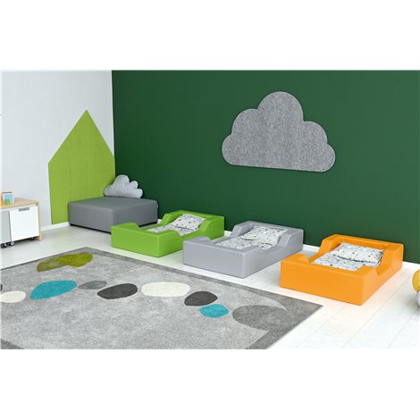Patut Cresa Stivuibil Moje Bambino, Saltea Inclusa - imagine 4