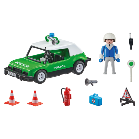 Mașinuță Playmobil Poliție - Joc Creație Copii - imagine 2