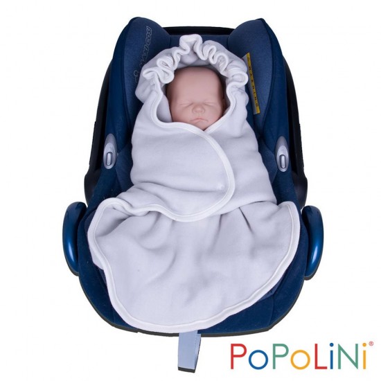 Husa scaun auto Iobio din lână merinos Light Grey - imagine 4