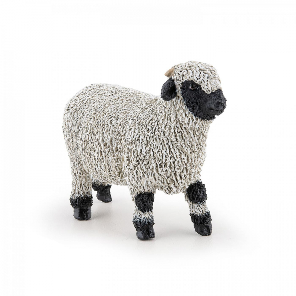 Papo Figurina Oaie Valais cu Nasul Negru