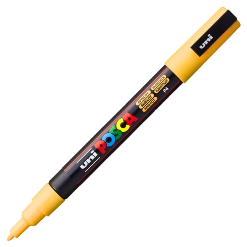 Marker Posca PC-3M Vopsea Apă, Varf Fin, Portocaliu