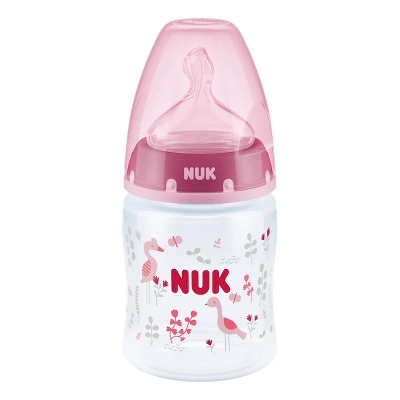 Biberon NUK First Choice Plus 150ml Roz, 0-6 luni