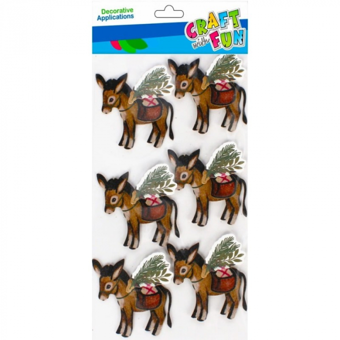 Set 6 Magusi de Craciun Hartie Gumata Craft With Fun