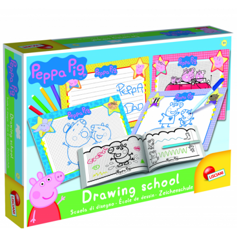 Lisciani Scoala de Desen Peppa Pig - Invata sa Desenezi