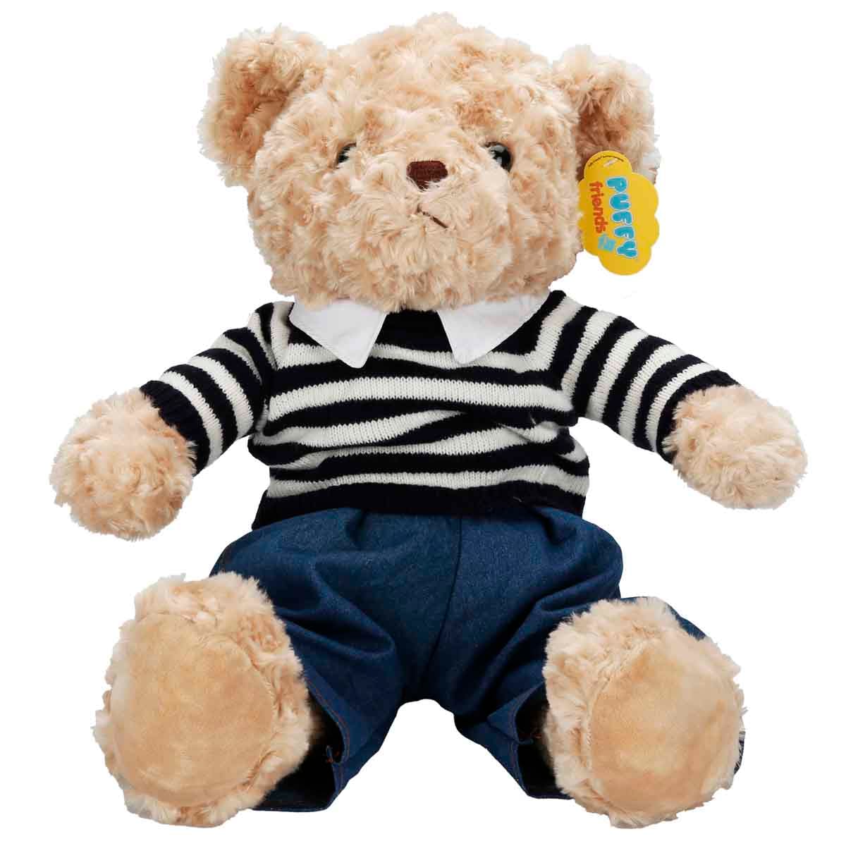 Ursulet Puffy Friends în Costum - Cadou pentru Copii