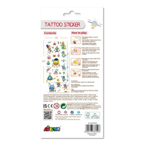 Avenir Tatuaje Roboti cu Efecte Metalice - imagine 5
