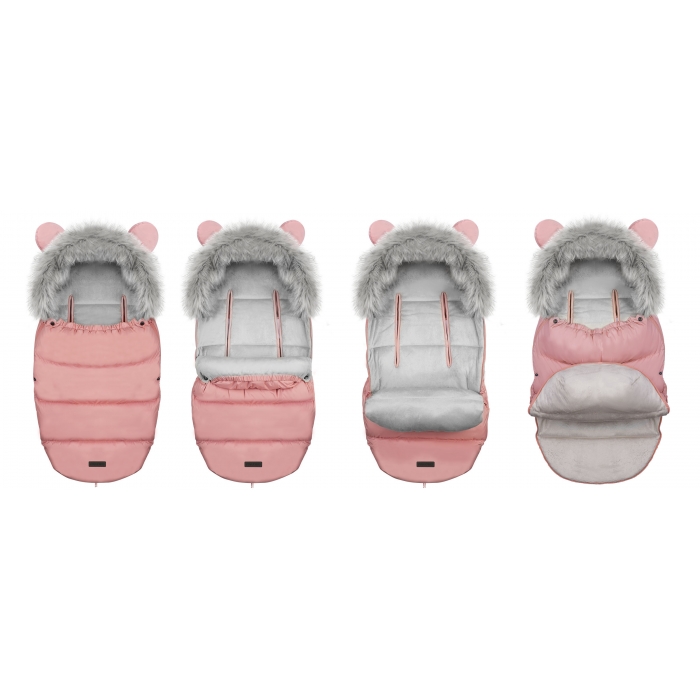 Sac dormit Ricokids Elmi roz 95x48 cm confortabil
