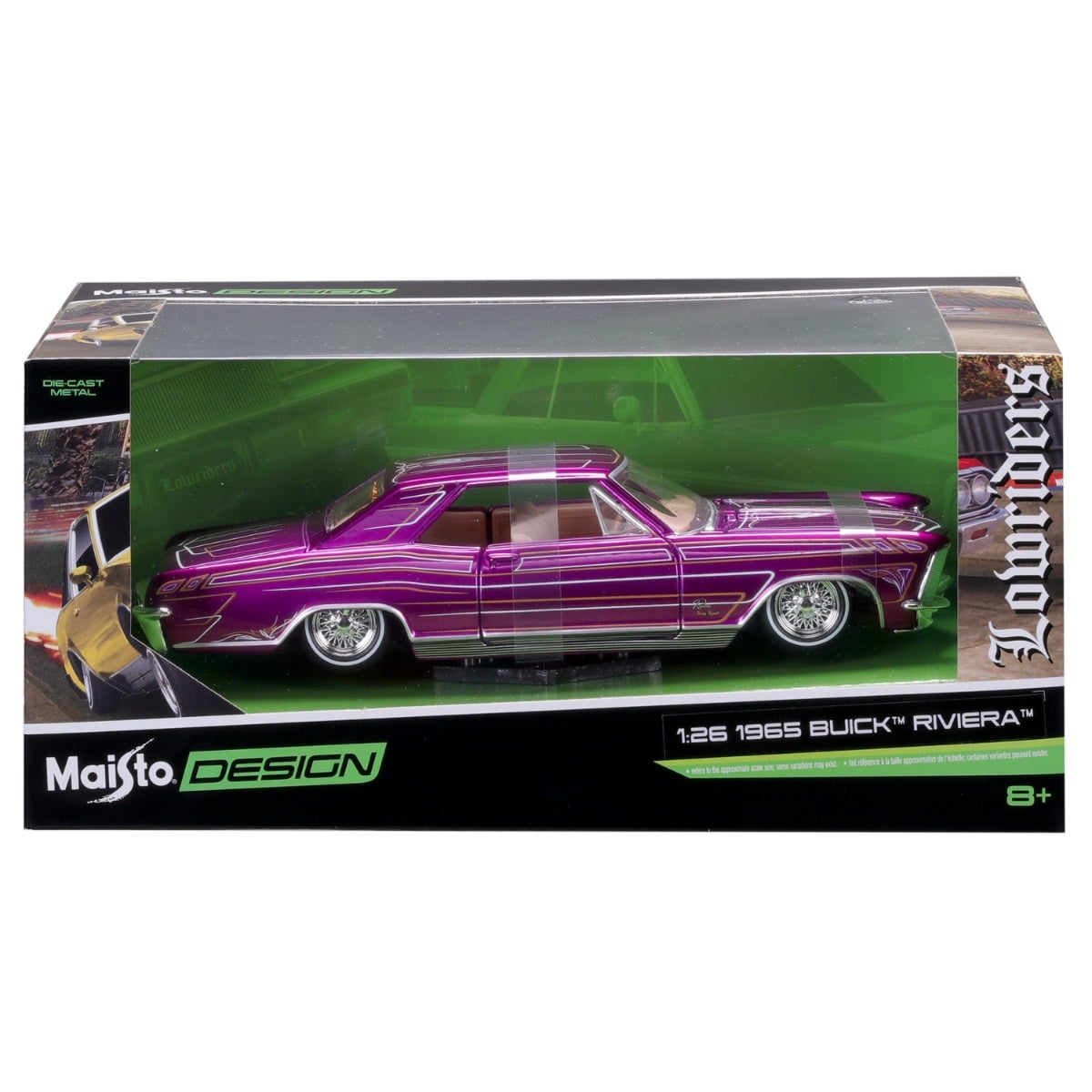 Maisto 1965 Buick Riviera Lowrider Metalică 1:26