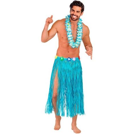 Fusta Carnaval Hawaii Albastra | Brand Widmann - imagine 3