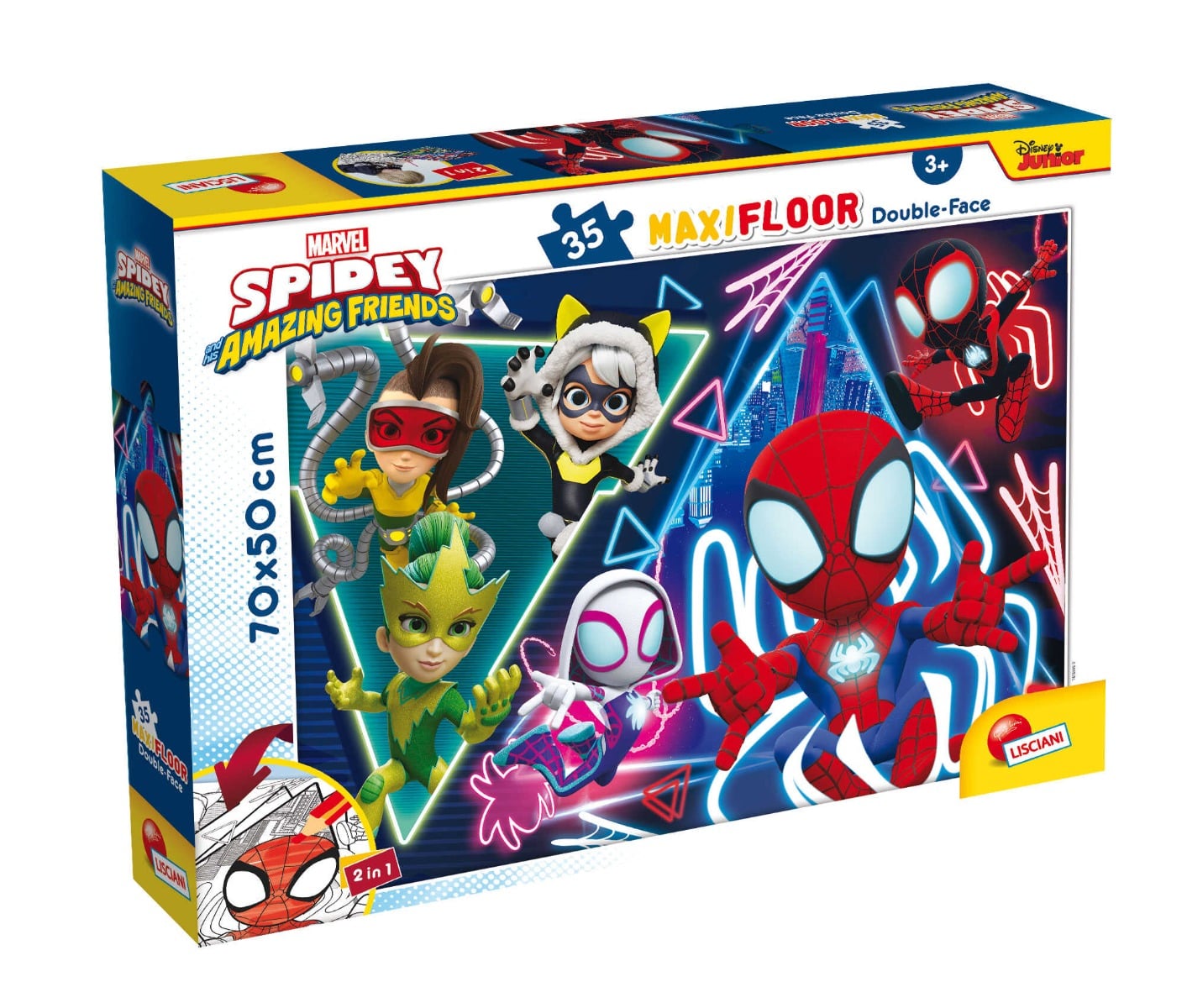Puzzle Lisciani Marvel Spidey, Maxi, 35 piese