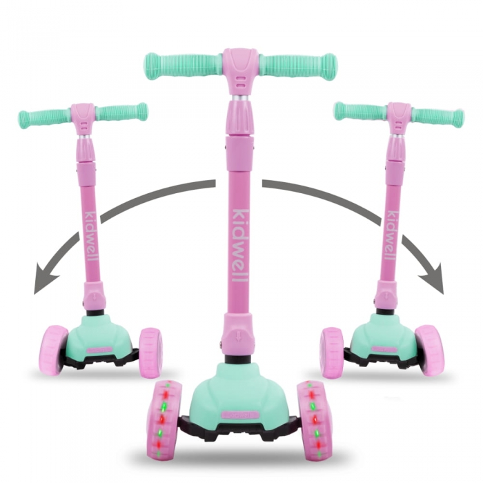 Trotineta Kidwell Jax Pliabilă 3 Roti LED - imagine 3