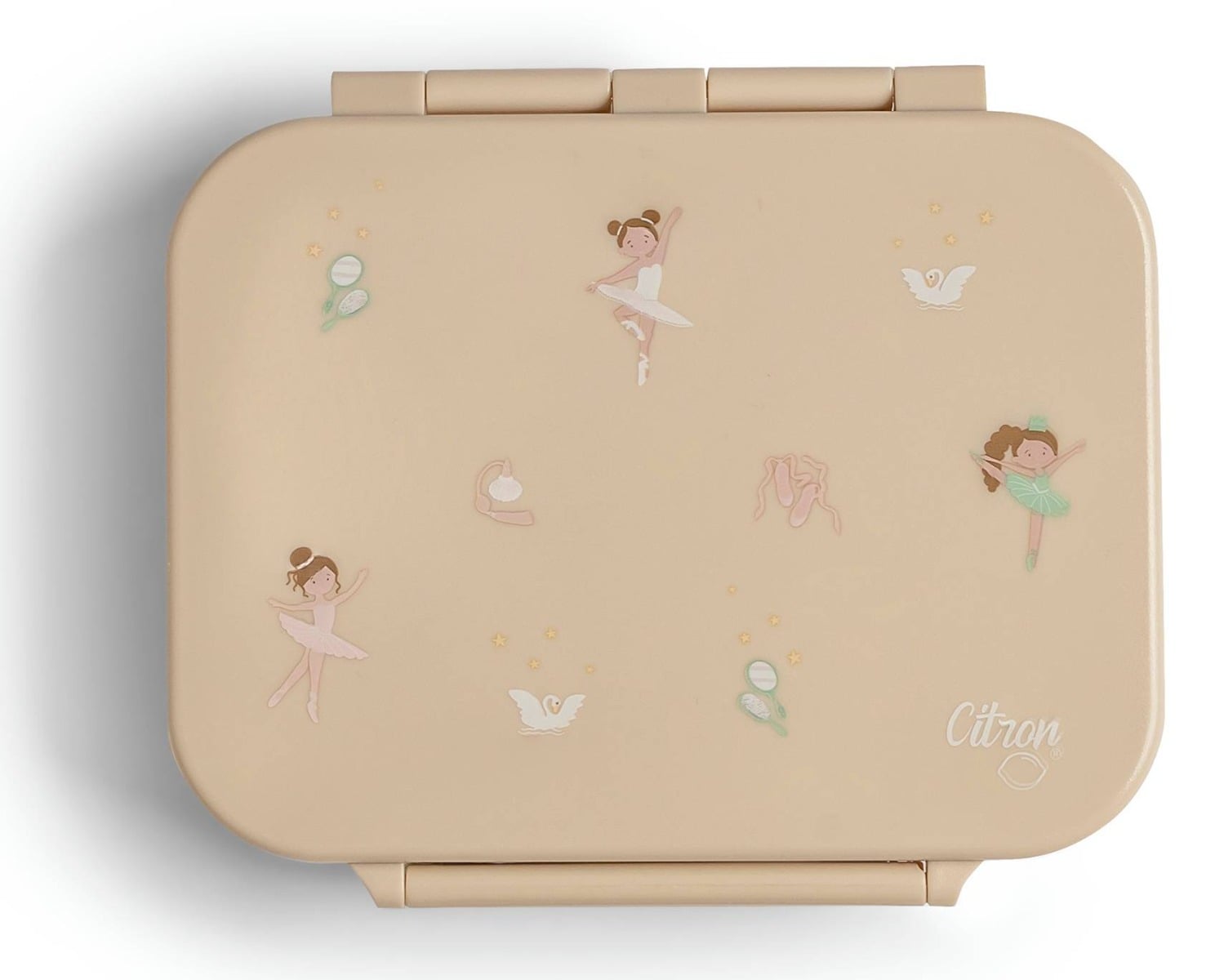 Caserola Tritan 3 Compartimente Citron Balerina