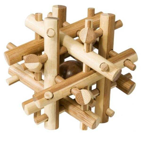 Joc Logic IQ Fridolin din Lemn Bambus
