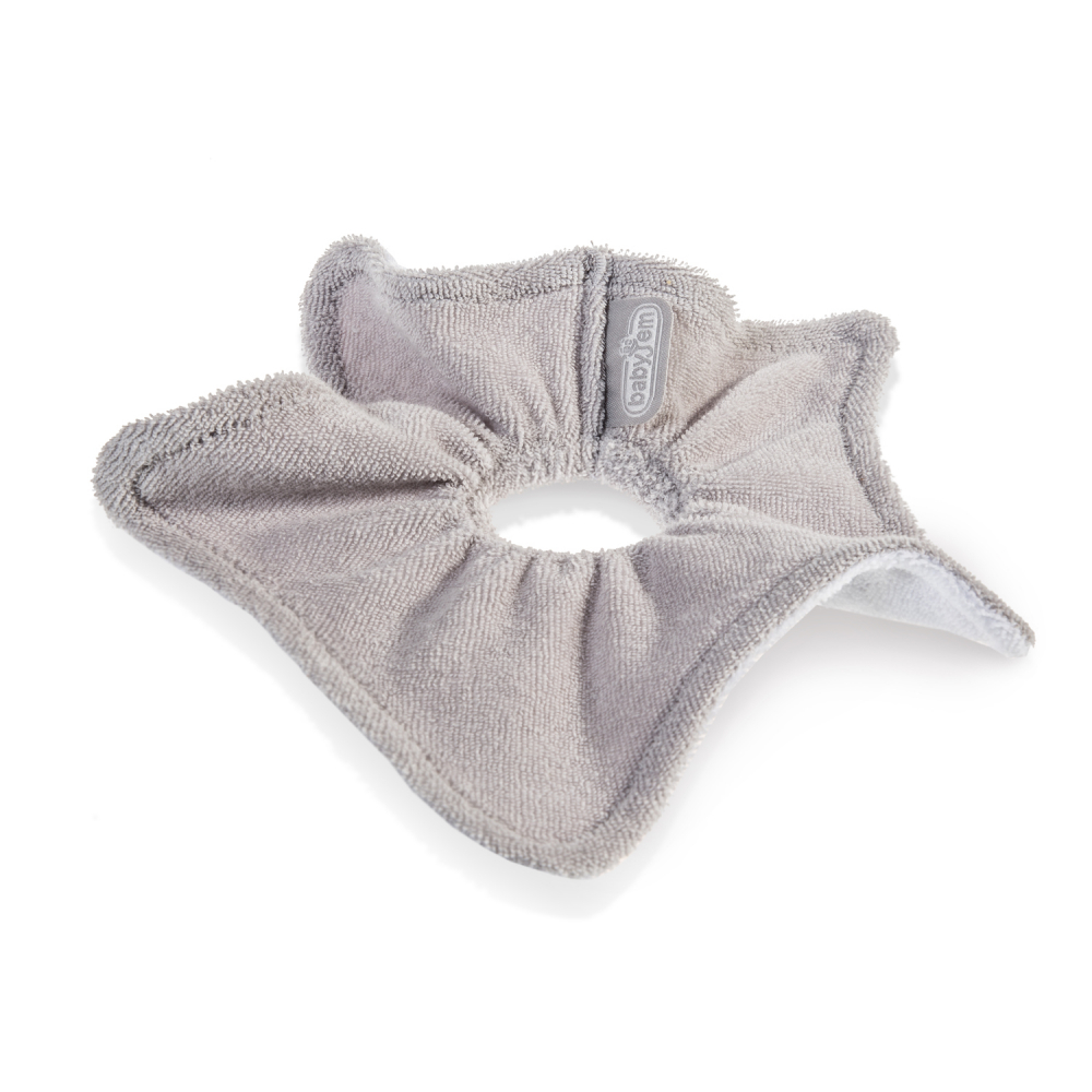 Bavetă sticlă BabyJem Grey, antiperspirantă