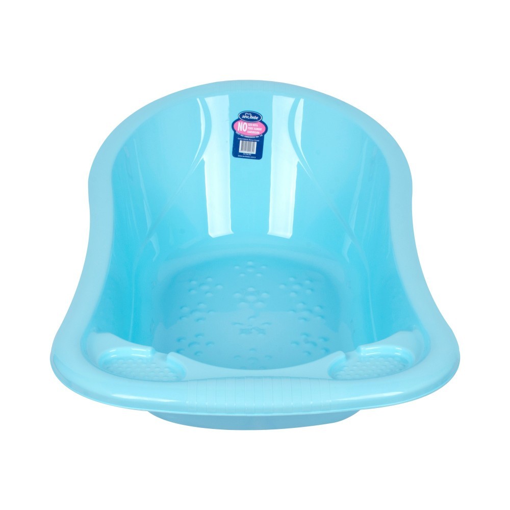 Cădiță SeviBebe Turquoise cu dop și fund anti-alunecare - imagine 2
