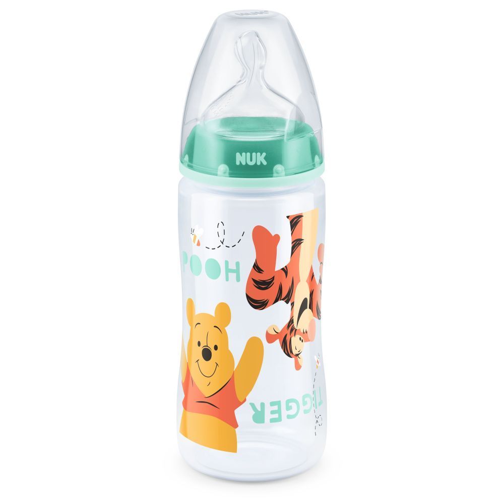Biberon Nuk Disney 0-6 luni, Silicon, 300 ml