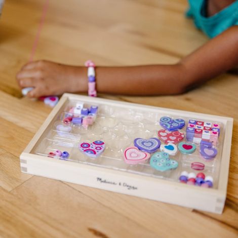 Set Margele Lemn Melissa & Doug Inimioare - imagine 3