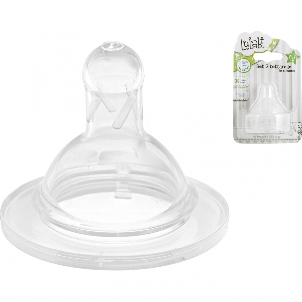 Set Tetine Lulabi Silicon Anticolici Flux Variabil