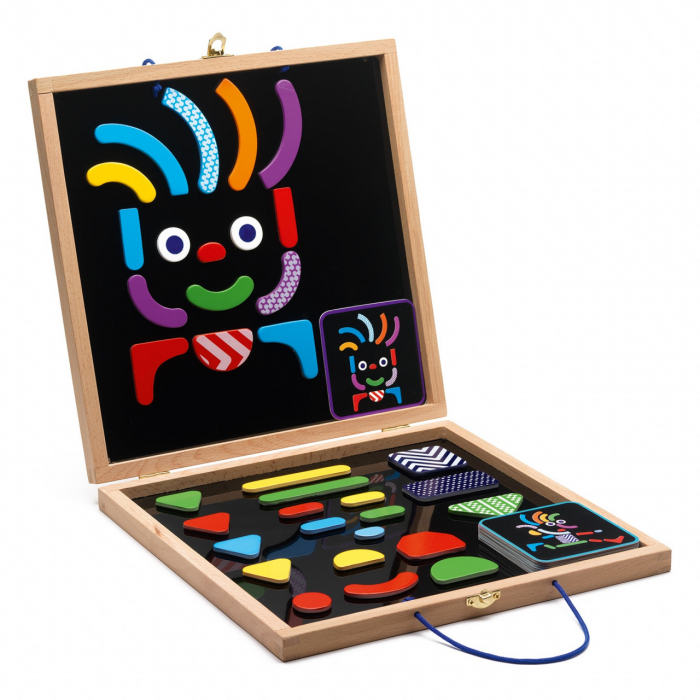 Geobonhomme Djeco | Joc Magnetic Creativ în Servietă