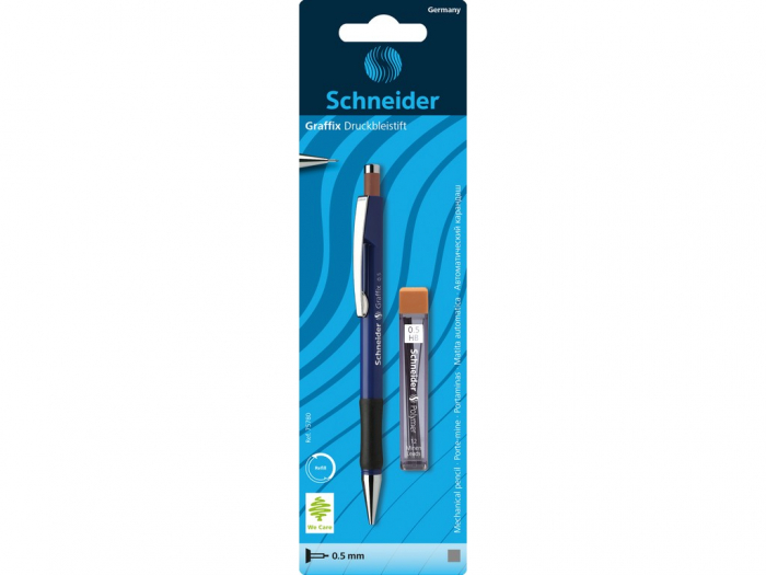 Creion Mecanic Schneider Graffix 0,5 mm cu Radieră