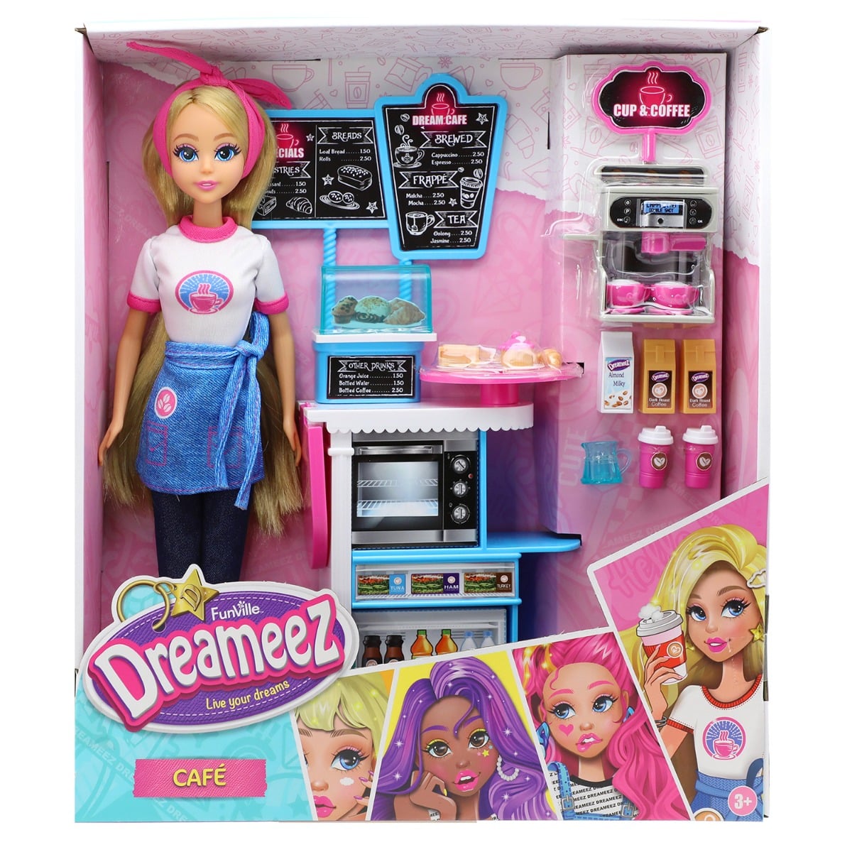 Set Papusa Cafenea Dreameez cu Accesorii