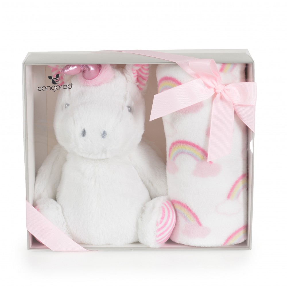 Cangaroo Set Paturică Unicorn Moale | Cadou Perfect